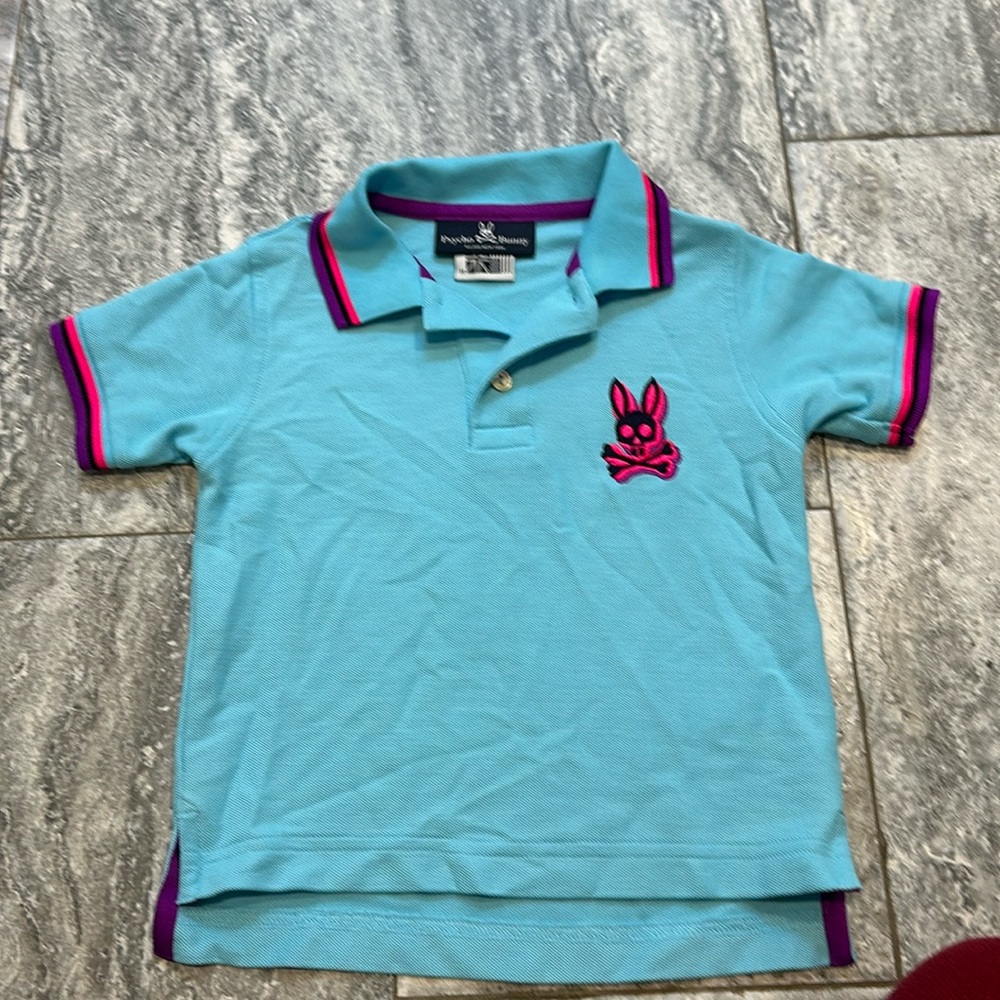 Pyscho bunny kids polo shirt
